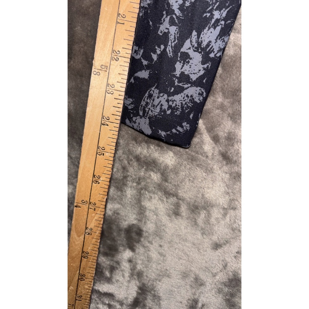 Nike One Dri-Fit Leggings Womens XS Black Abstract Print High Waisted Workout‎ - Picture 6 of 9